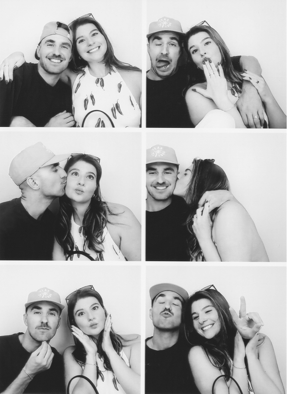 Madison Forster and Ryan Smith — photo booth